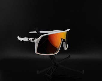 Elite Sports Sunglasses Weißer Rahmen / Bernstein
