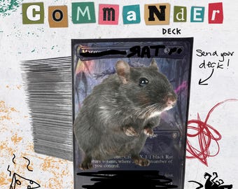 Custom Commander MTG Proxy Deck – 100 Casual Magic Cards (Proxy)