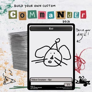 Choose Your Own Commander MTG Proxy Deck – Magic the Gathering Inspired Proxies – 100 Card Casual Custom Cards