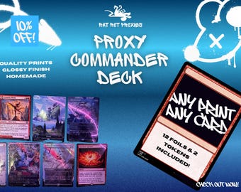 Custom Captain MTG Proxy Deck - 100 Casual Magic Karten (Proxy)