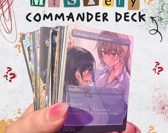 Mystery Commander MTG Proxy Deck – Magic the Gathering Inspired Proxies – 100 Card Casual Mystery Cards