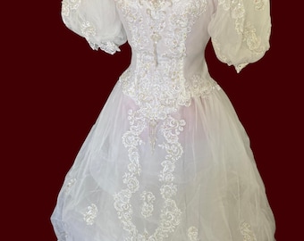 Beautiful Vintage Cinderella style ballgown, Vintage Wedding Dress