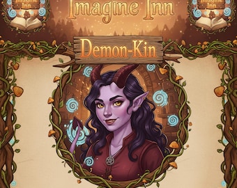 300 Unique Fantasy Demon-Kin Names List Generator - Printable D&D Character Name Sheets for Roleplaying Games