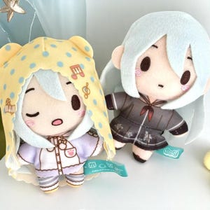10cm PJSK Project Sekai Yoisaki Kanade Stuffed Plushie Pendant, Kanade Pyjama Plush, Aoyagi Toya, Otori Emu, Shinonome Akito, Kamishiro Rui