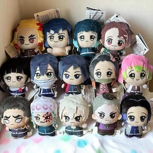 New 10cm Anime Demon Anime Slayer Tomioka Giyu Kamado Tanjirou Kamado Nezuko Agatsuma Zenitsu Shinazugawa Genya Plush Toy Doll Gift - K660