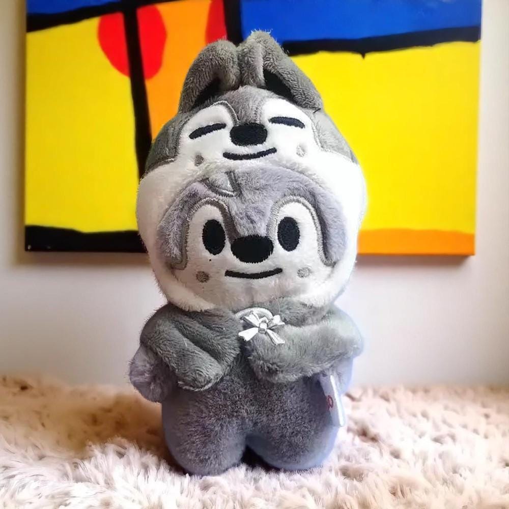 Plush Keyring STAYSKZ Plush Keychain Set - Stray Kids Wolf Chan