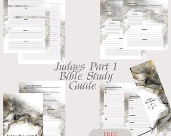 Judges Bible Study Printable Part 1 Christian Faith & Deliverance