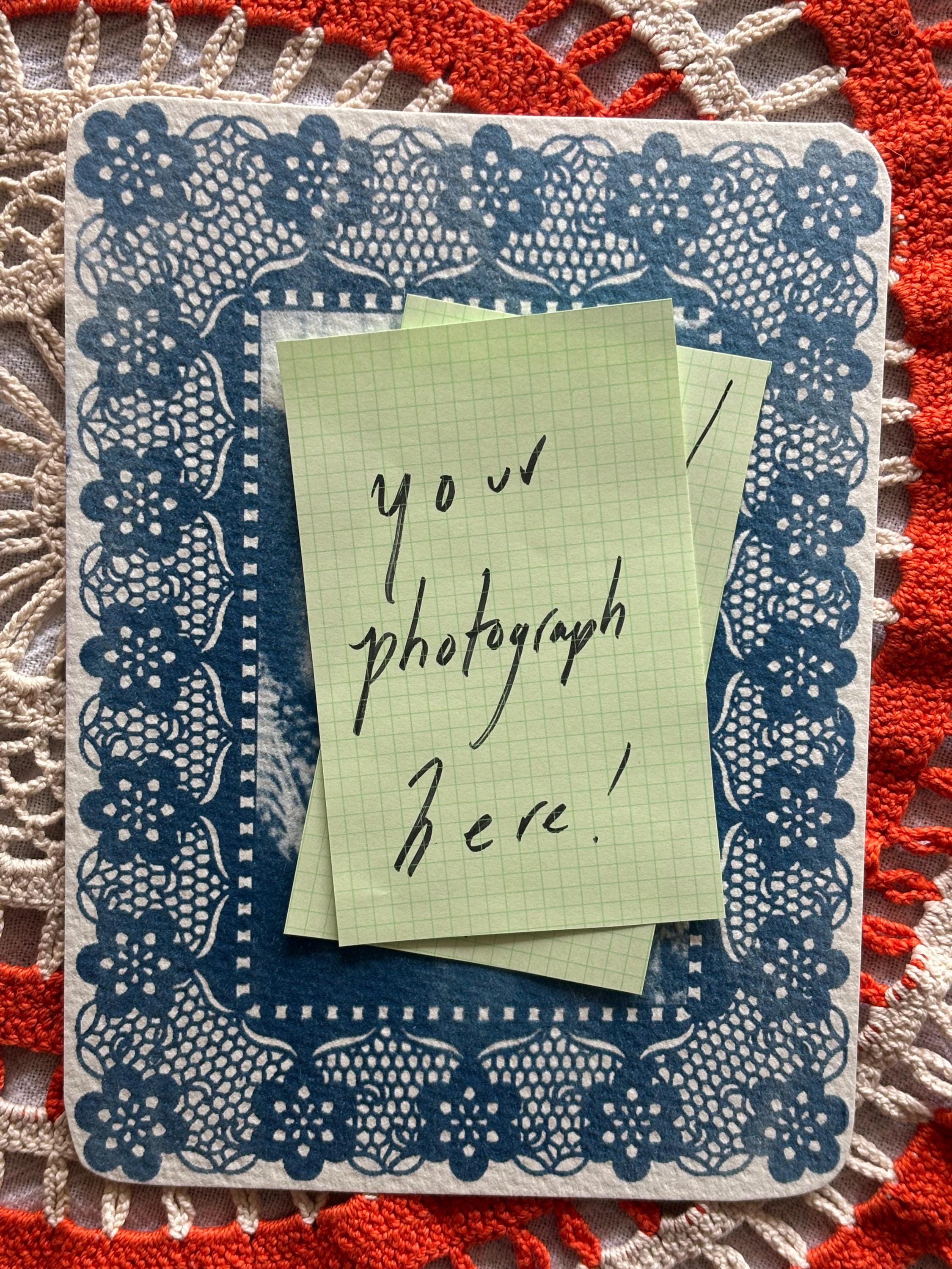The Lovers Card -- Custom Cyanotype - Etsy