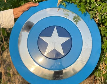 Blue Captain America Steel Shield | Steve Rogers, Winter Soldier