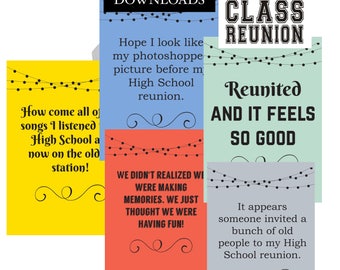 Class Reunion | Digital Downloads | Printable Posters