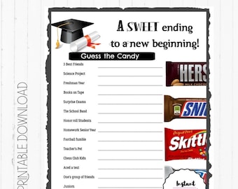 Graduation Party Games Graduation Party Printables Etsy