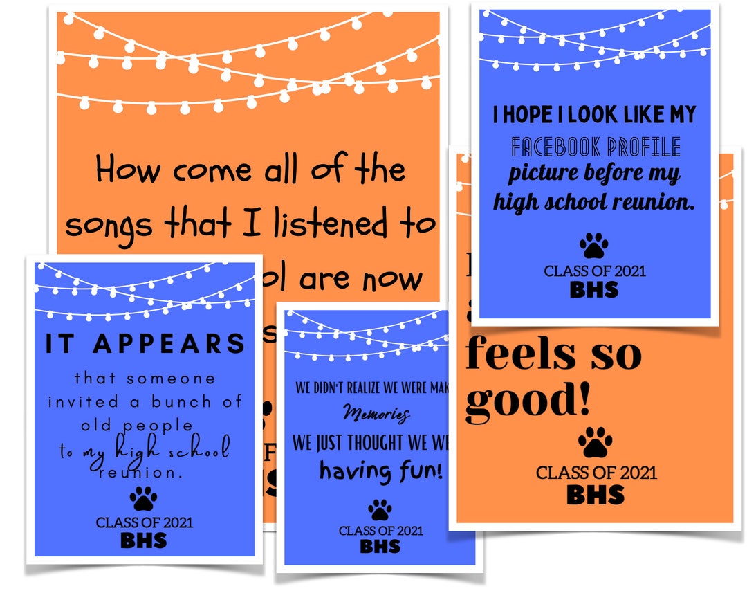 Class Reunion HS Reunion School Reunion Custom Digital Downloads