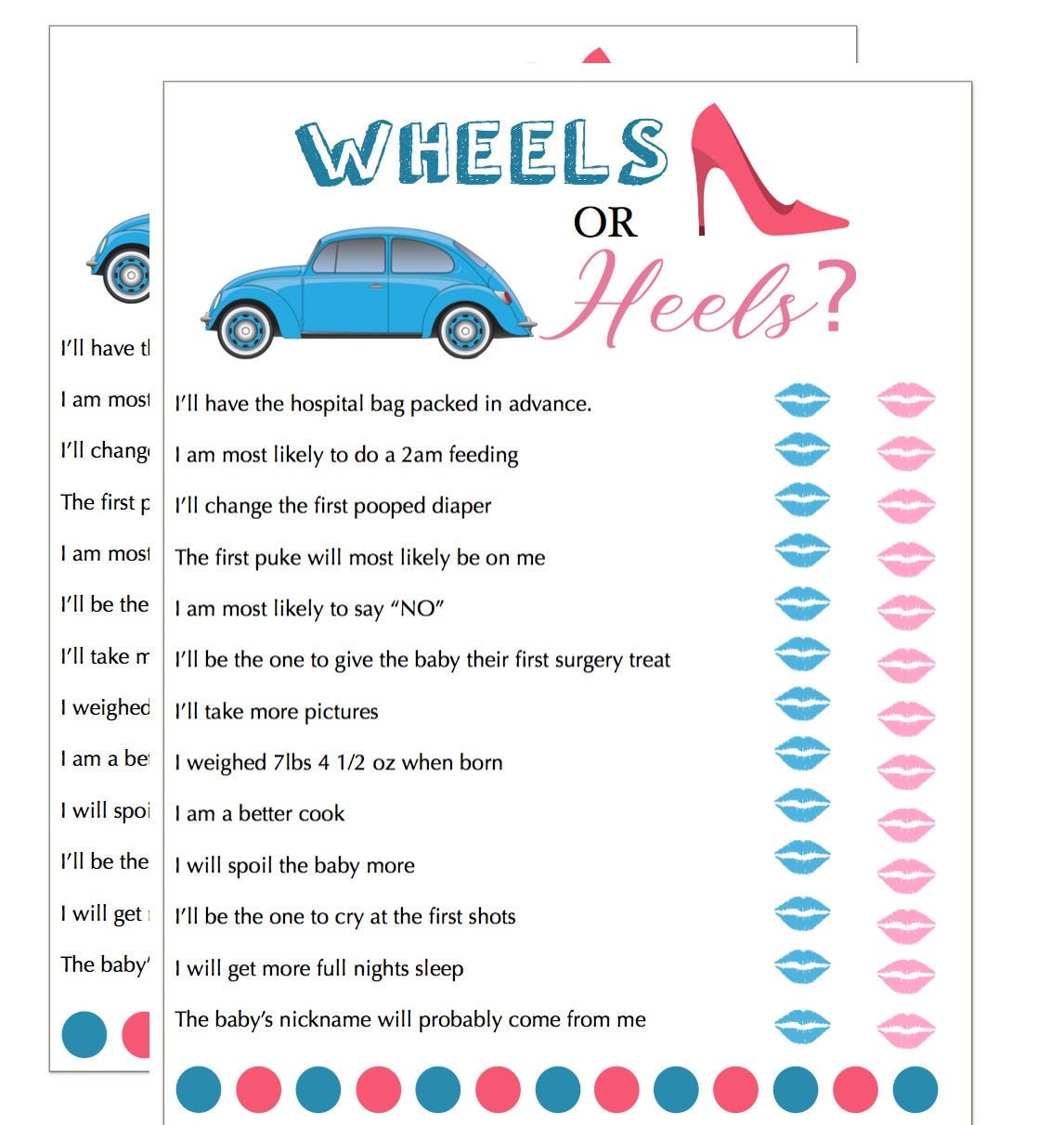 Gender Reveal Party Ideas Mommy or Daddy Baby Shower DIY - Etsy Ireland