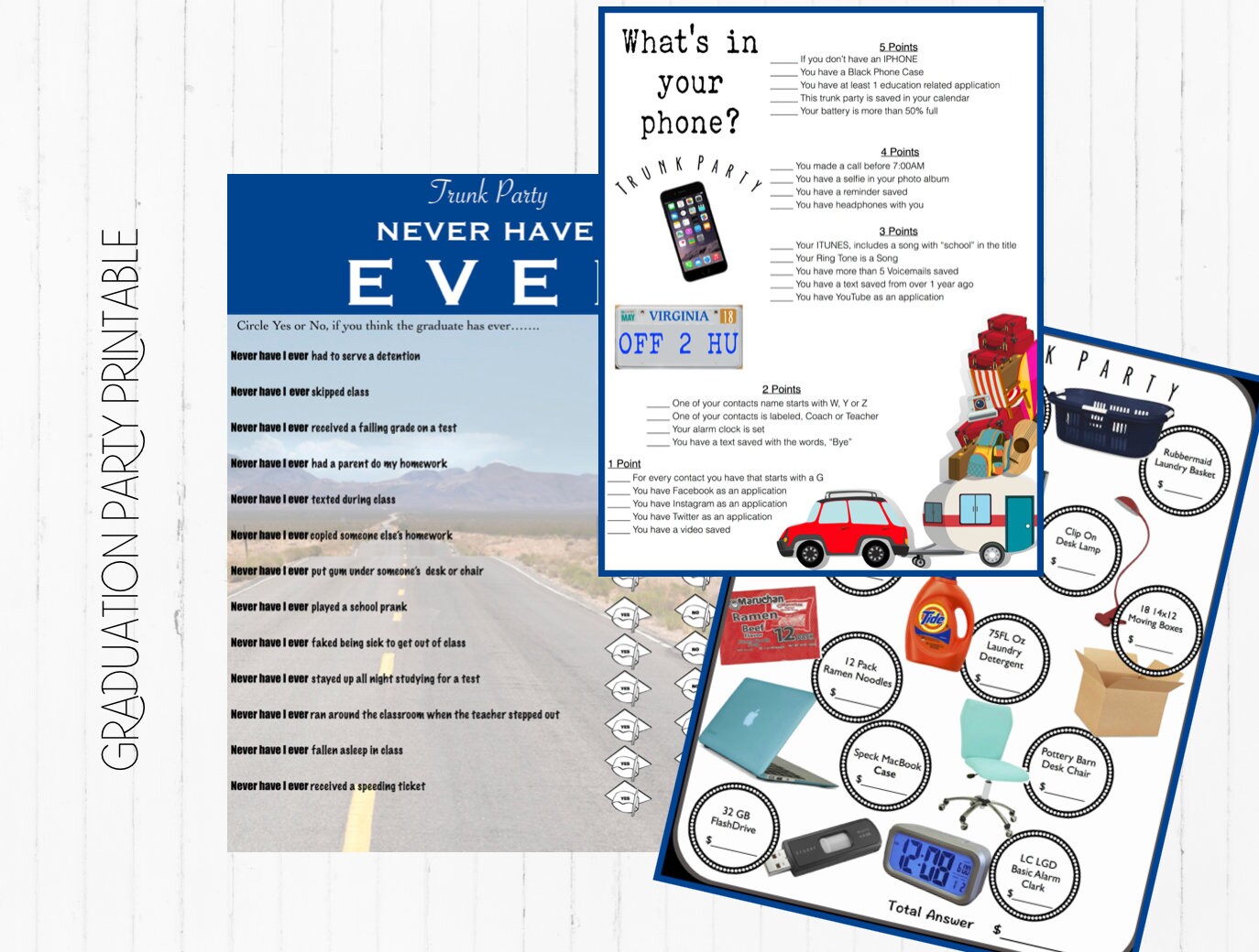 graduation party games graduation party printables etsy