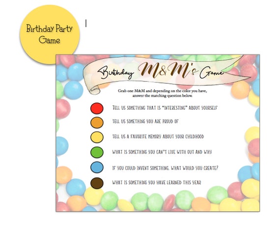 M&M Theme Birthday Party!! - Bedrock Event Planners