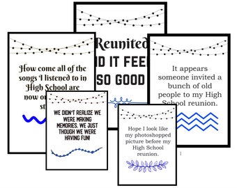 Class Reunion | Digital Downloads | Printable Posters