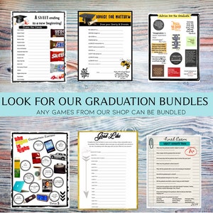 Graduation Party Games, Graduation Party Printable, Graduation Party Decorations, Graduation Ideas, Are you smarter than a College Graduate image 2