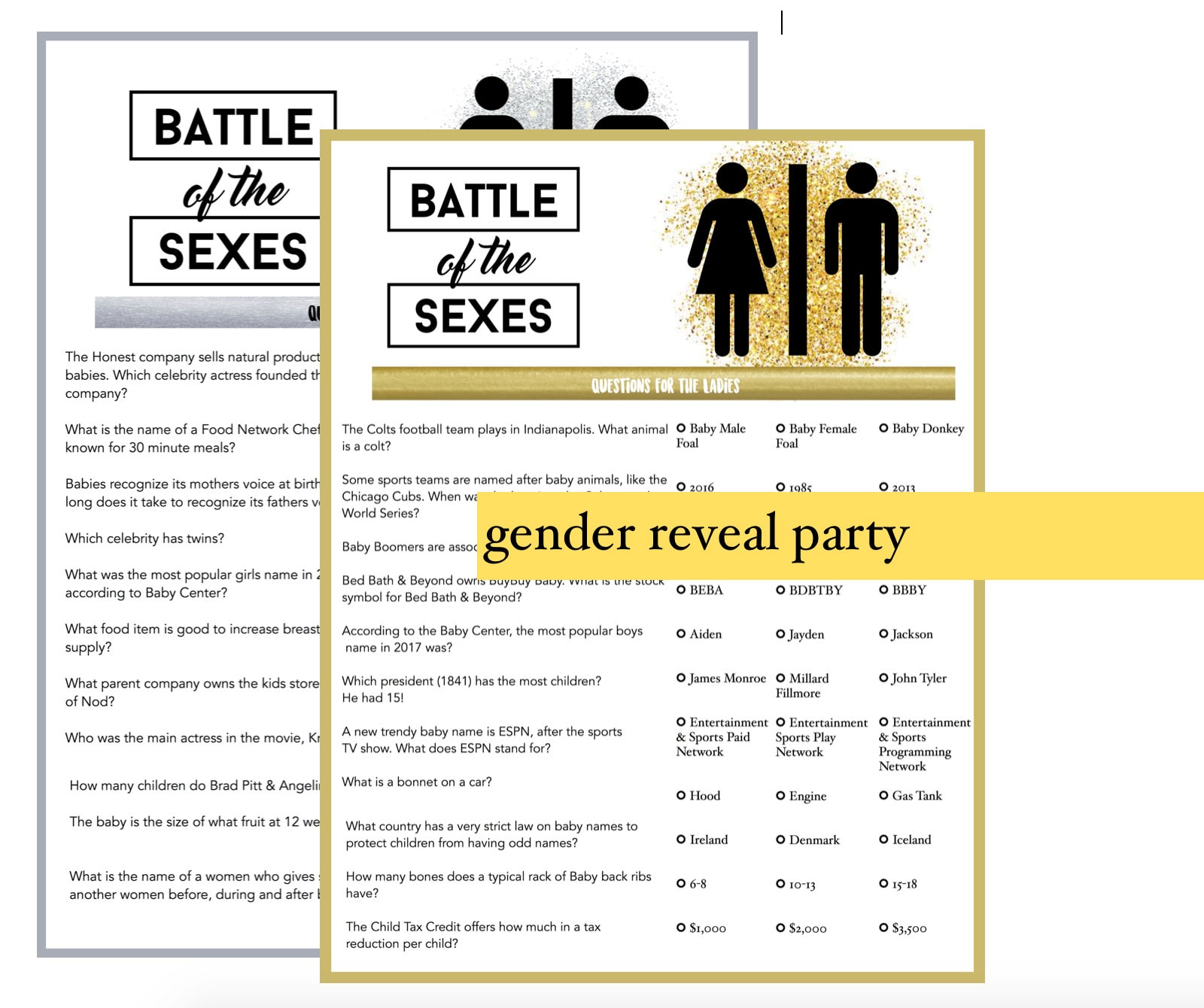 How to Enjoy the Battle of the Sexes