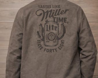 Ascolour State 48 Miller Lite Brown Jacket for Men 2Xl