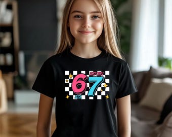 Six Seven Youth T-Shirt, Funny Number Shirt