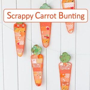 Scrappy Carrot Bunting image 2