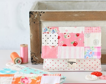 Patchwork Pocket Pouch PDF Sewing Pattern