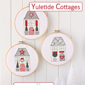 Yuletide Cottages PDF Sewing Pattern image 1