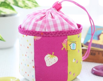 Bitsy Basket – PDF Sewing Pattern for Small Fabric Basket (Instant Download)
