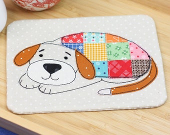 Cosy Canine Coaster Mugrug PDF Sewing Pattern