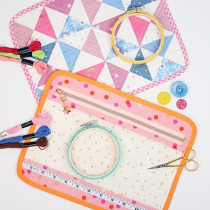 Sew and Stow Pouch PDF Sewing Pattern, Project Pouch, Zippy Wallet, Zippered Pouch