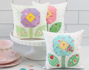 Bloom Pincushion Mini Pillow PDF Sewing Pattern