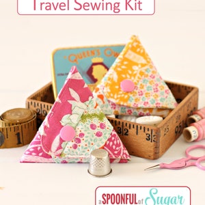 Sewing Kit Sewing Pattern and Fabric Kit Everything You Need to Make These  Charming Mini Sewing Accessories 