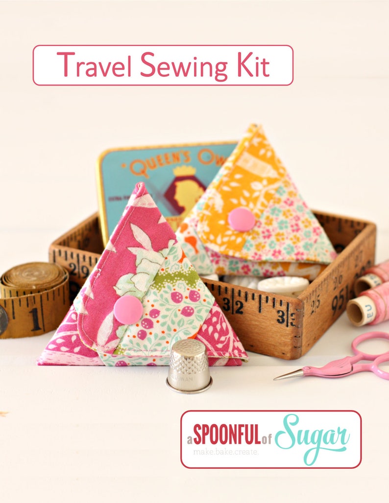 Travel Sewing Kit PDF Sewing Pattern Etsy
