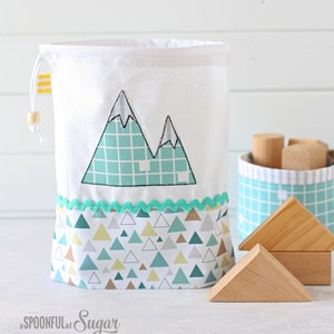 Adventure Awaits Drawstring Bag pdf Sewing Pattern image 6