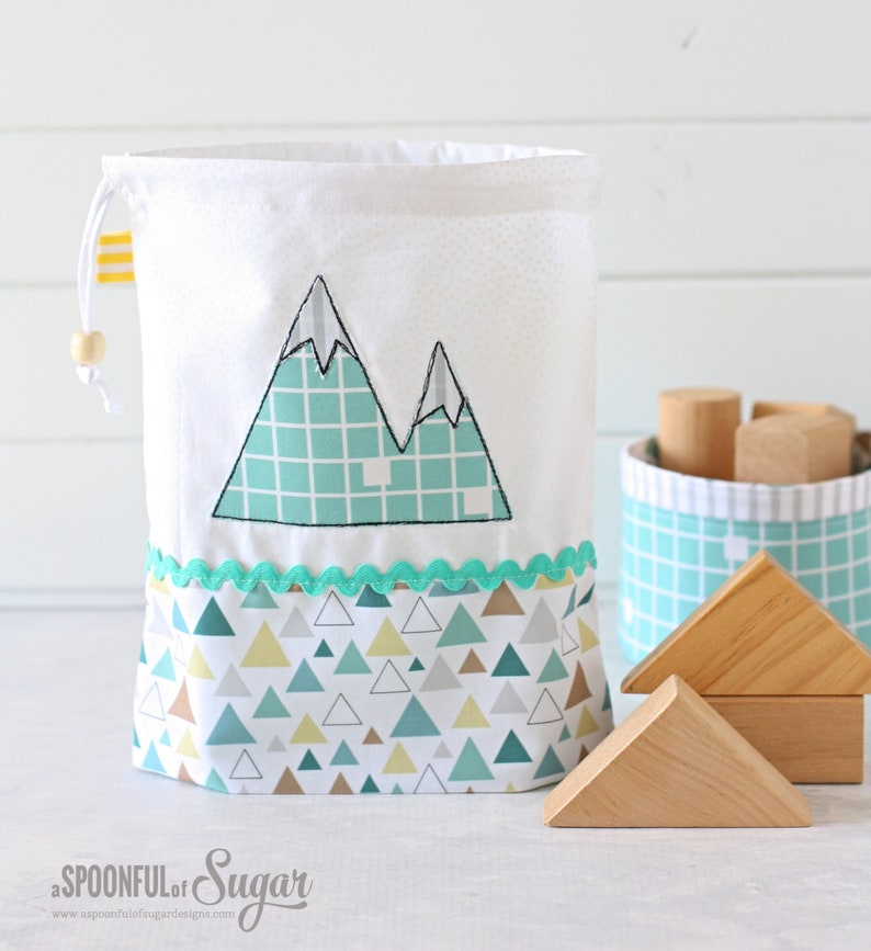 Adventure Awaits Drawstring Bag pdf Sewing Pattern image 6