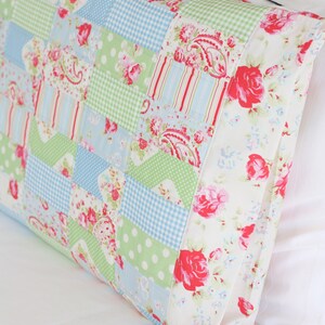 Pretty Patchwork Pillow Sham PDF Sewing Pattern image 5