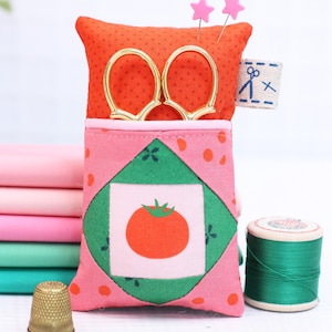 Sewing Buddy Pincushion PDF Sewing Pattern, Pocket Pin Cushion, Pincushion Station, Beginner Sewing Pattern, Digital Download