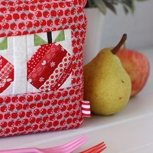 Apple Lunch Tote PDF Sewing Pattern image 4