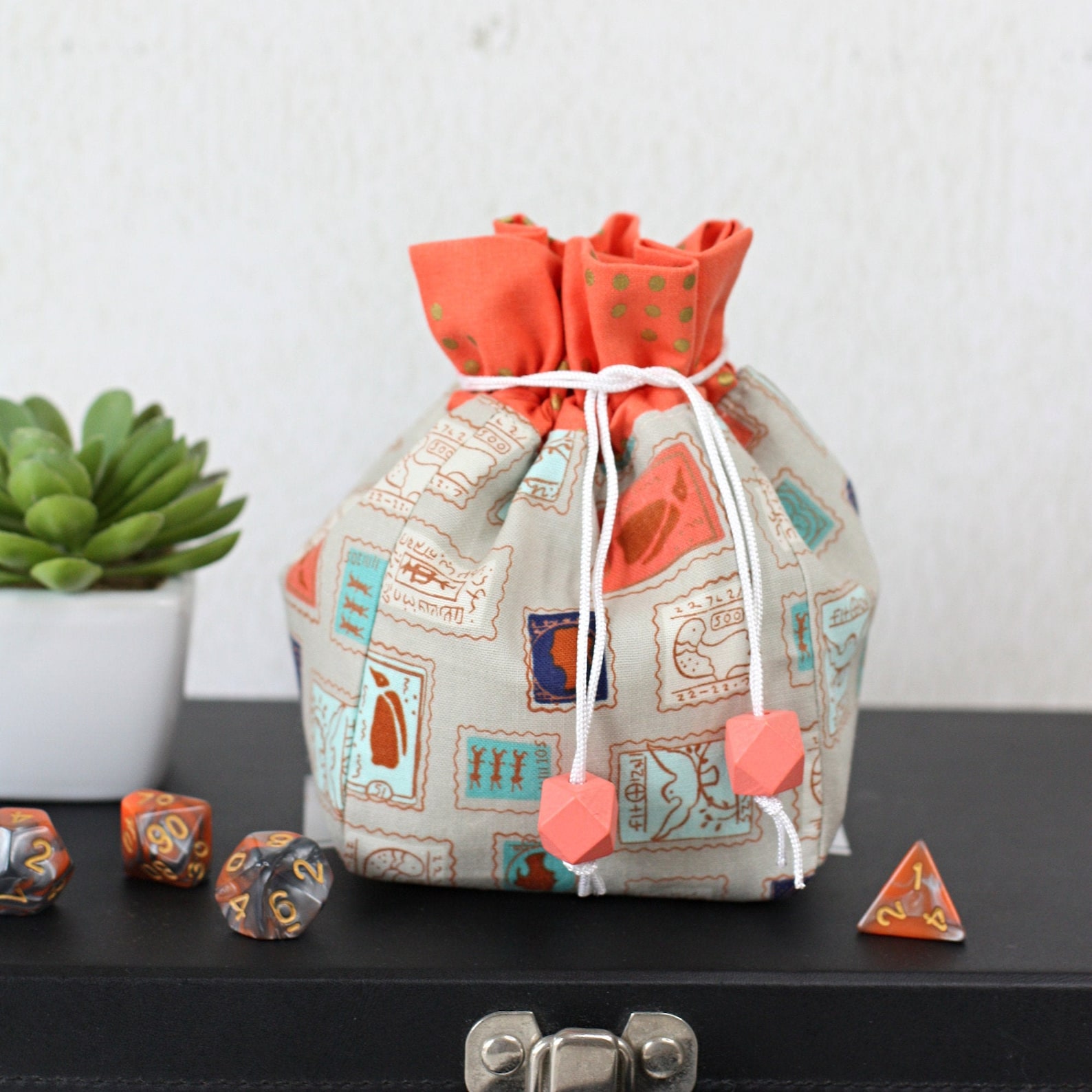 Dice and Drawstring Bag DnD Dice Bag PDF Sewing Pattern Etsy.de