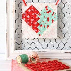 Heart of the Home Mini Quilt PDF Sewing Pattern image 9