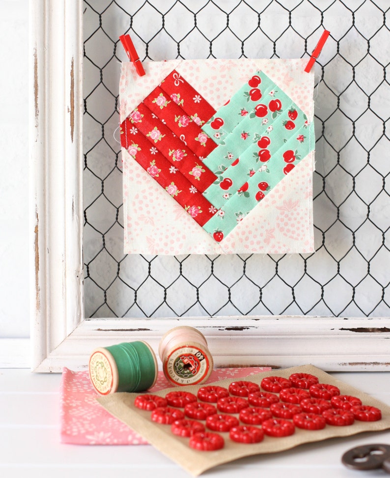 Heart of the Home Mini Quilt PDF Sewing Pattern image 9