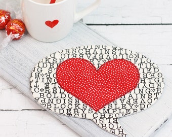 Sweet Talk Mugrug Coaster Sewing Pattern