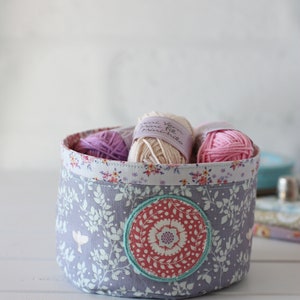 Mini Fabric Basket PDF Sewing Pattern image 8