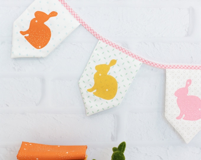 Easter Bunny Garland PDF SEWING PATTERN, Digital Download, How to Make ...