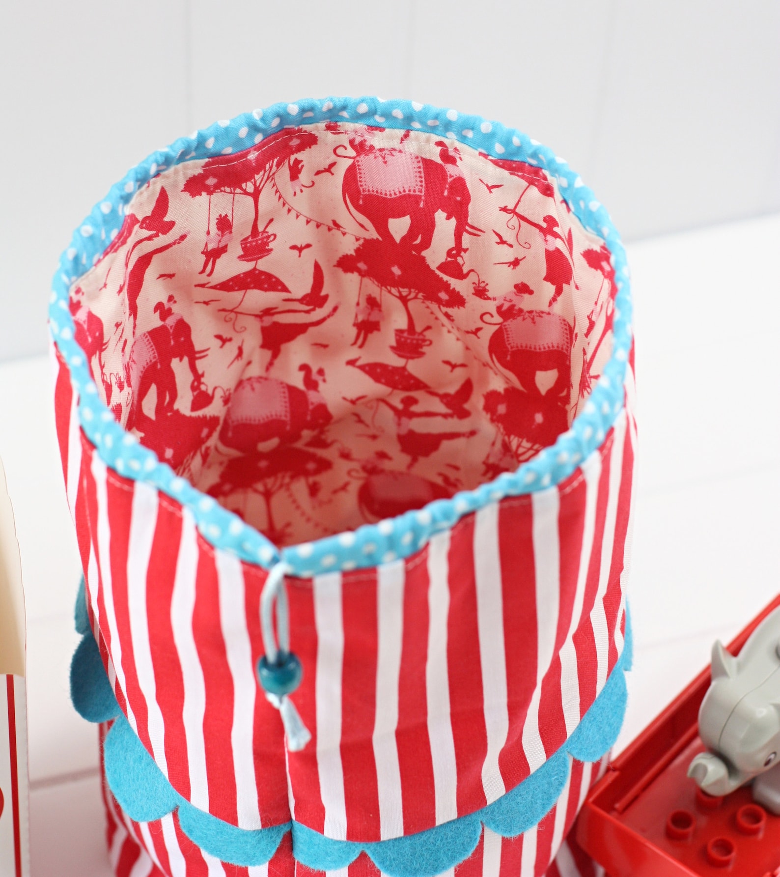 Circus Print Pattern Backpack