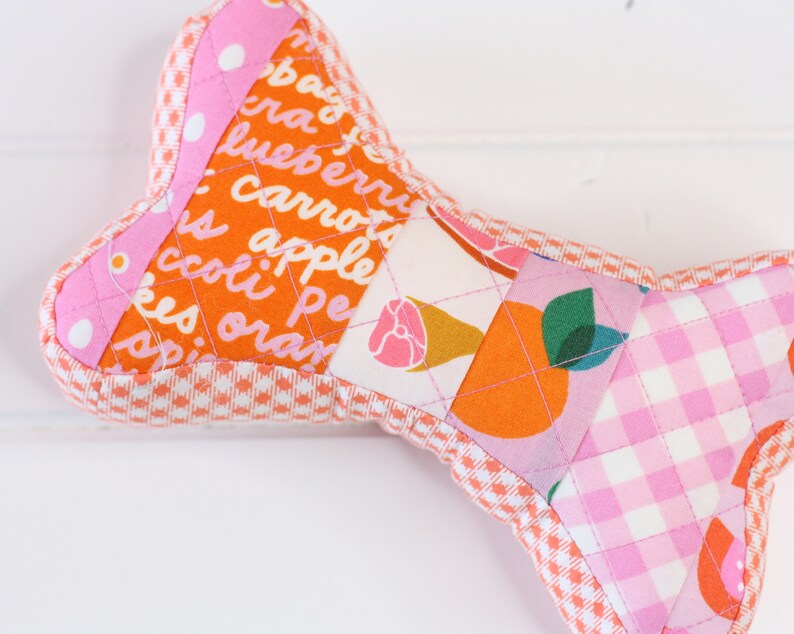 Patchwork Dog Bone Toy PDF Sewing Pattern Etsy