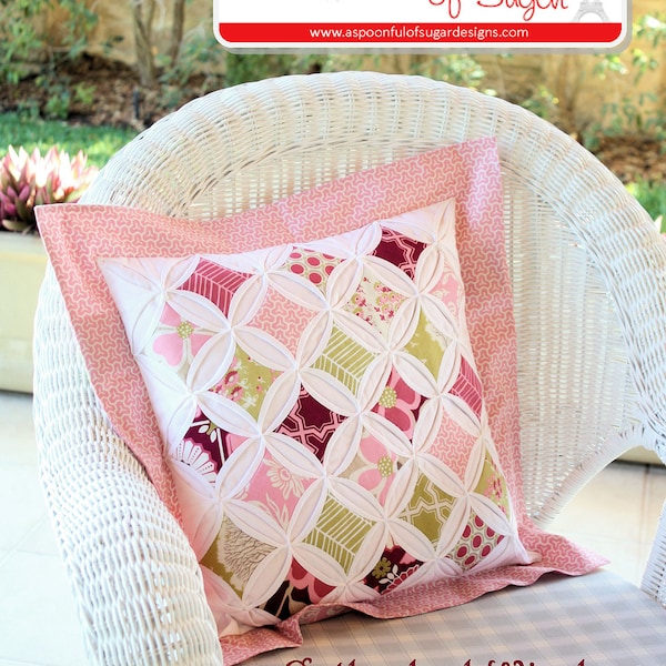 Cathedral Window Pillow PDF Sewing Pattern