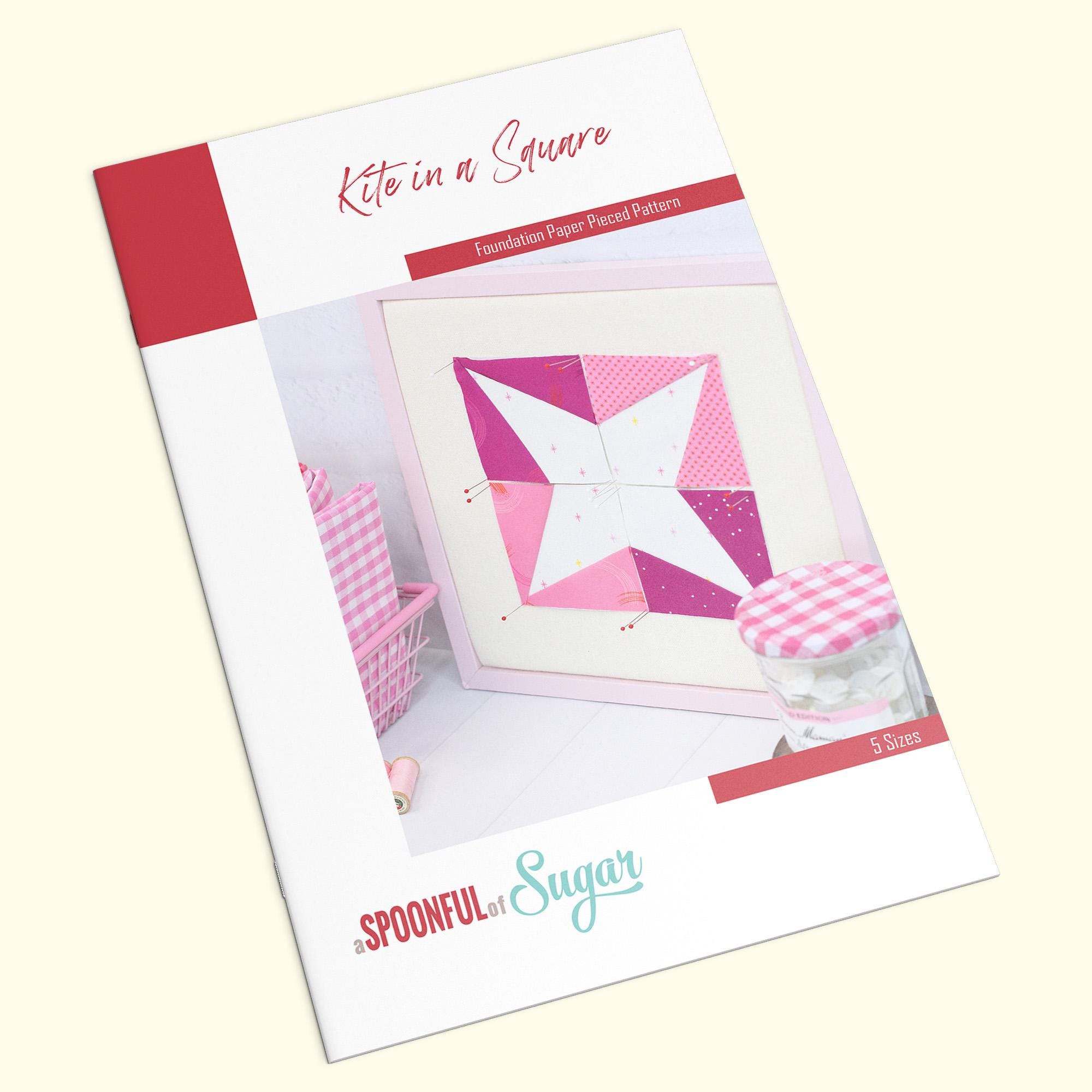 Kite in a Square Foundation Paper Piecing Quilt Block PDF Pattern, FPP ...