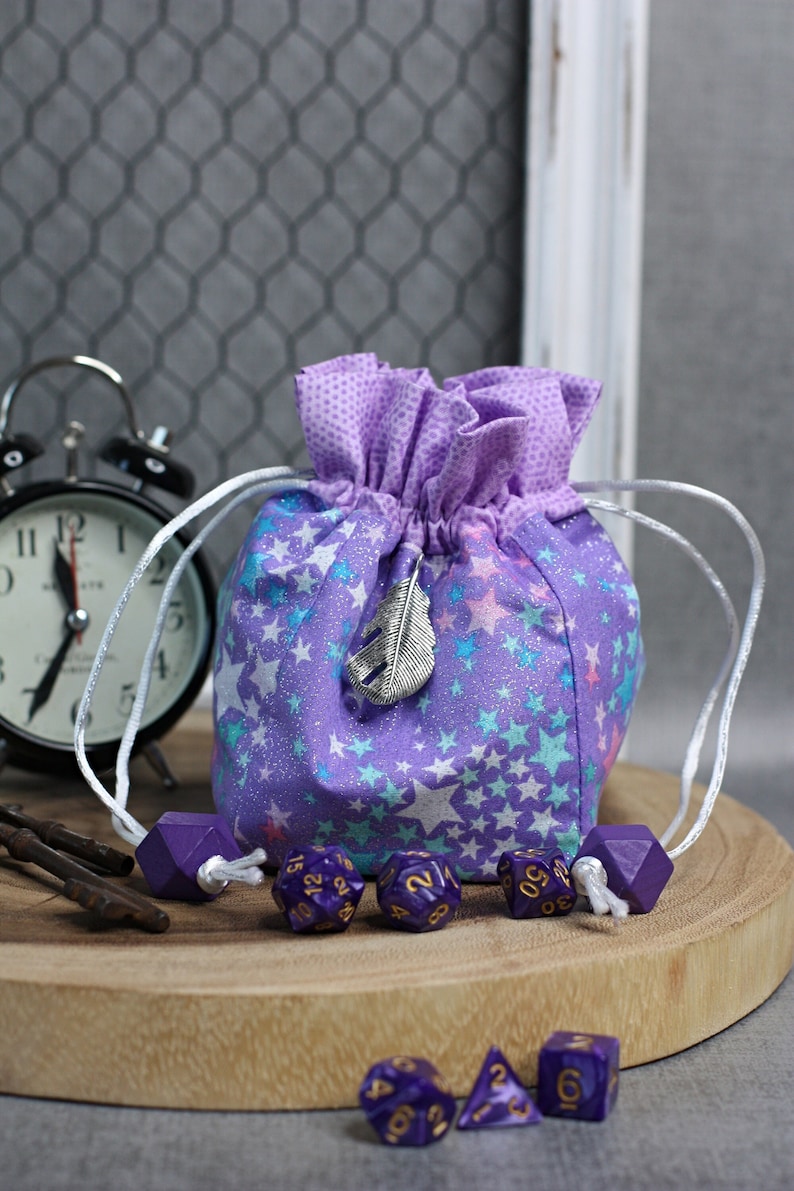 Dice and Drawstring Bag dnd Dice Bag PDF Sewing Pattern Etsy