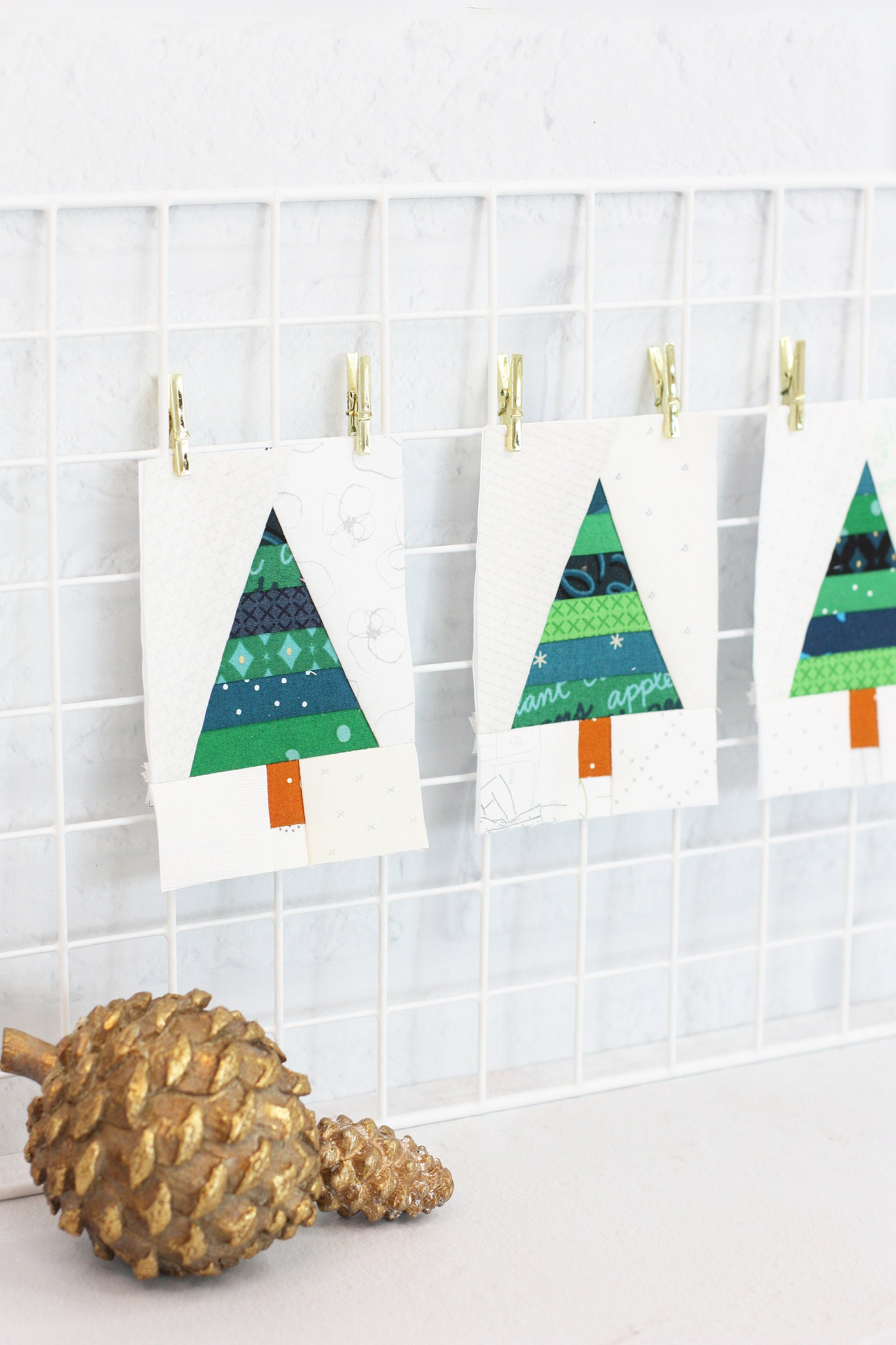Cosy Conifer Foundation Paper Piecing Quilt Block PDF Pattern, FPP 5 ...
